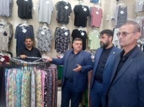 تصویر آرامش کامل بر بازار پوشاک‌ کلان شهر کرج حاکم شده است