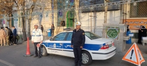 تصویر اجرای محدودیت تردد در مراسم تشییع شهدای گمنام و یوم الزهرا(س) در البرز