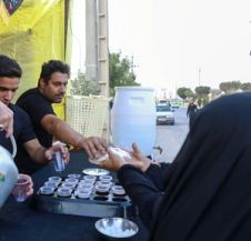 تصویر اجرای مراسم جاماندگان اربعین در البرز