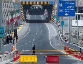 تصویر انسداد مقطعی جاده کرج - چالوس از ۲۶ بهمن ؛تردد از آزادراه تهران -  شمال