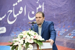 تصویر سالن ۶ هزار نفری انقلاب کرج از بزرگ‌ترین مجموعه‌های ورزشی کشور است