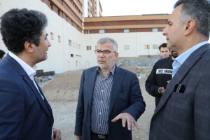 تصویر پروژه بیمارستان سیدالشهدا پس از سال‌ها انتظار در مراحل پایانی قرار دارد