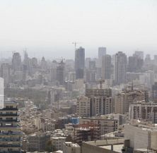 تصویر کیفیت  هوای البرز همچنان ناسالم است