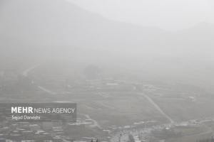 تصویر گرد و غبار تا اوایل هفته آینده مهمان البرزی‌ها است