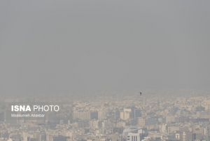 تصویر آلودگی هوای کرج