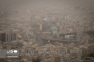 تصویر آلودگی هوا در البرز
