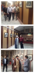 تصویر بازدید مسوولین از نمایشگاه عکس سلام بر خرمشهر‌ شهرستان فردیس