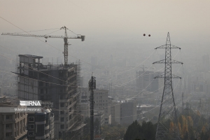تصویر وارونگی و آلودگی هوا در کرج