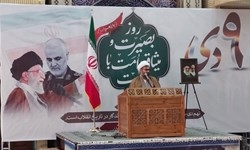 مراسم گرامیداشت سالگرد شهادت سردار سلیمانی  در مهستان برگزار شد