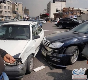 تصویر تصادف پراید با تیگو در فردیس حادثه ساز شد