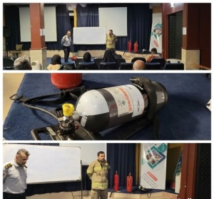 تصویر آموزش آتش نشان داوطلب در شهرکرج