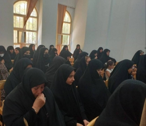 تصویر ویژه برنامه «فاطمیه (س)» در کتابخانه استاد محمدی اشتهارد