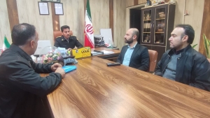تصویر آغاز خط کشی ترافیکی شهر اشتهارد