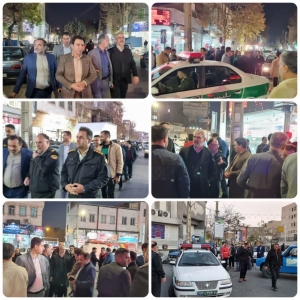 تصویر طرح جمع آوری سد معبر در بلوار شهید تقی پناه مشکین دشت عملیاتی شد