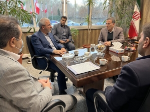 تصویر دیدار شهرداران کلانشهرهای کرج و اراک
