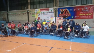 تصویر مسابقات چهار جانبه بسکتبال با ویلچر در البرز برگزار شد