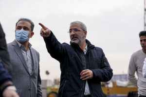 تصویر ساماندهی دستفروشان کرج در ایام پایانی سال