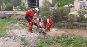 تصویر امدادرسانی به ۶ حادثه در ارتفاعات البرز