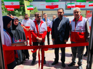 تصویر افتتاح خانه هلال در شهرستان چهارباغ