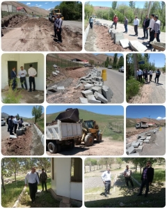 تصویر بازدید شهردار طالقان از پروژه  های عمرانی قابل اجرا