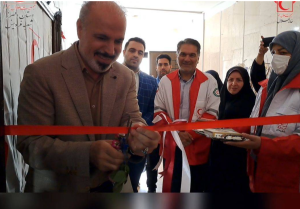 تصویر افتتاح خانه هلالی دیگر درشهرستان فردیس همزمان با هفته هلال احمر و صلیب سرخ