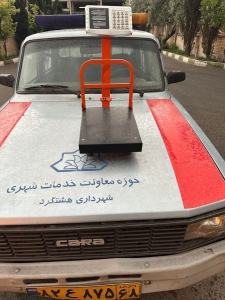 تصویر با هرگونه سد معبر در سطح شهر هشتگرد با جدیت برخورد میشود