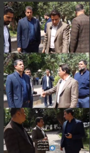 تصویر بازدید شهردار مشکین دشت از پارک کودک و ترافیک و پارک فدک