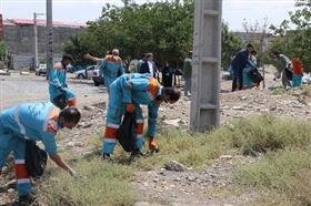 جاده قزلحصار پاکسازی شد