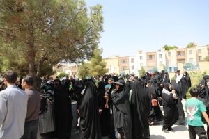 تصویر تجمع مردم انقلابی و ولایتمدار شهر جدید مهستان در اعلام خشم و انزجار از رژیم کودک کش صهیونیستی