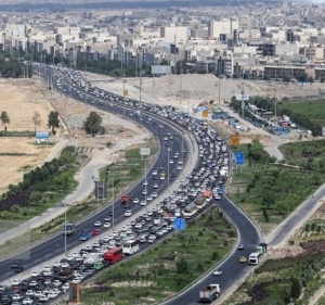تصویر آزادراه تهران-کرج-قزوین با ۴۵۰ میلیارد تومان اعتبار در حال تعریض است