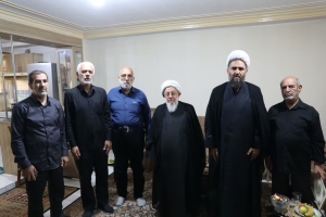 تصویر ادای احترام به خانواده‌های شهدا و جانبازان در قالب دیدار هفتگی امام جمعه مهستان