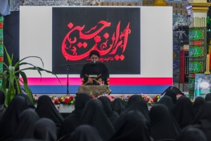 تصویر برگزاری مراسم اجتماع بانوان عاشورایی در محمدشهر