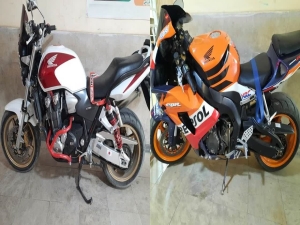 توقیف موتور سنگین های قاچاق در ساوجبلاغ ‌