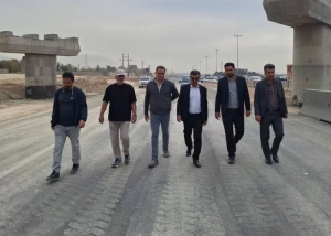 تصویر تعریض آزادراه کرج ـ قزوین در محدوده بهشت سکینه به‌زودی به پایان می‌رسد