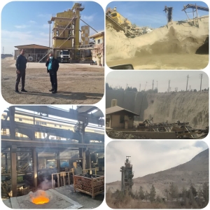 تصویر تعطیلی یک واحد ریخته گری و دو واحد آسفالت ساوجبلاغ در شرایط اضطرار آلودگی هوا