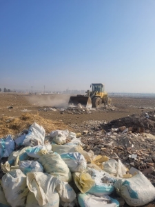 تصویر پویش پاکسازی طبیعت شهری به مناسبت روز جهانی خاک در ساوجبلاغ