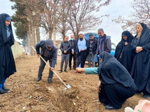 تصویر پویش درختکاری در روستای عرب‌آباد چهارباغ