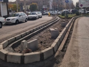 تصویر خیابان پامچال شمالی کرج تعریض شد