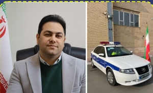 تصویر شهرداری محمدشهر یک دستگاه خودروی سمند به پلیس راهور تحویل داد