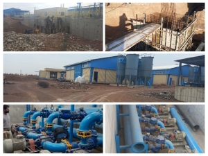 تصویر پیشرفت 80 درصدی پروژه مدول دوم استحصال پساب شهرک صنعتی امید البرز