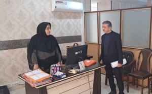 تصویر حضور سرزده مدیرکل بنیاد شهید و امور ایثارگران استان البرز در بنیاد منطقه دو کرج