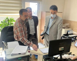 تصویر بازدید میدانی مدیرکل تأمین‌اجتماعی استان البرز از شعبه دو کرج