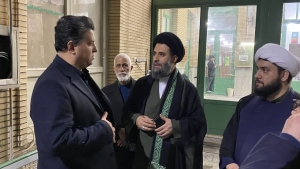 تصویر تأکید فرماندار فردیس بر نقش معنویت در تربیت نسل جوان