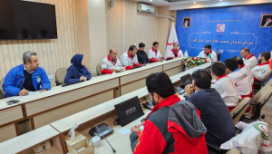 تصویر جلسه شورای مدیران جمعیت هلال احمر استان البرز برگزار شد