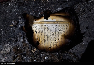 تصویر اغتشاشگران به ‌اماکن مذهبی رحم نکردند