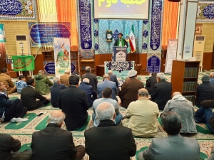 تصویر حضور پرشور و حماسه آفرین مردم در راهپیمایی ۲۲ دی ماه نقشه دشمن را بر هم زد