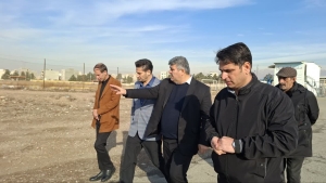 تصویر تأکید فرماندار ساوجبلاغ بر ساماندهی و احداث سالن های ورزشی در مجموعه ورزشی شهدا