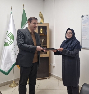 تصویر انتصاب سرپرست اداره برنامه، بودجه و فناوری اطلاعات اداره کل حفاظت محیط زیست استان البرز