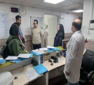 تصویر بازدید معاون آموزشی از مرکز آموزشی درمانی امام علی (ع)