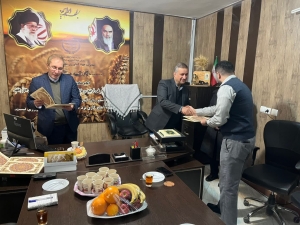 تصویر برگزاری مراسم سالروز تأسیس سازمان امور اراضی کشور در جهاد کشاورزی طالقان